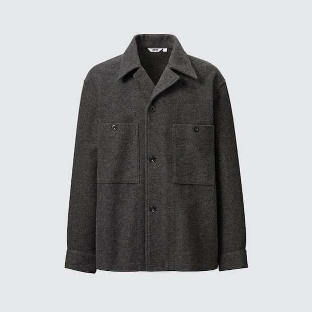 유니클로 U x 르메르 후리스 저지 오버 셔츠 자켓 XXL/2XL