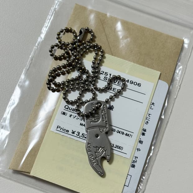 히스테릭 글래머 유 페이 목걸이