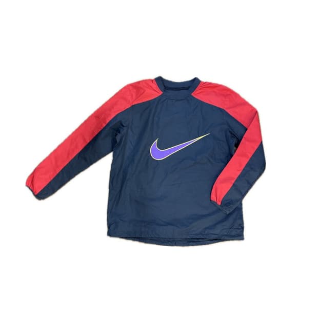 나이키 나일론 로고 맨투맨 L