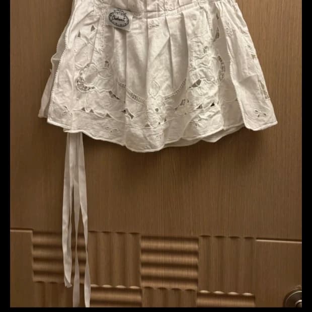 크로쉐안트 레이스 미니 스커트