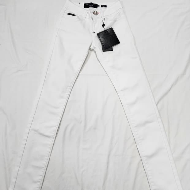 필립플레인 화이트 엔젤 슬림핏 스키니진