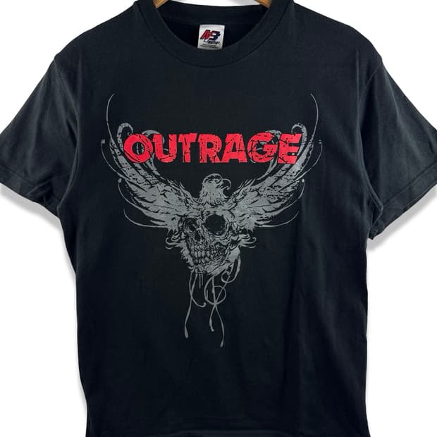 JPN OUTRAGE  그래픽 티셔츠2590