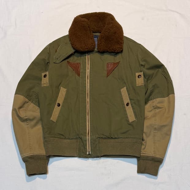 폴로 랄프로렌 B-15a 플라이트 봄버자켓 카키