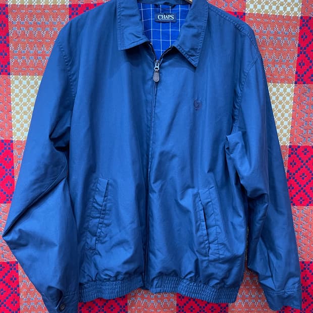 폴로 챕스 헤링턴 스윙탑 블루종 자켓 L