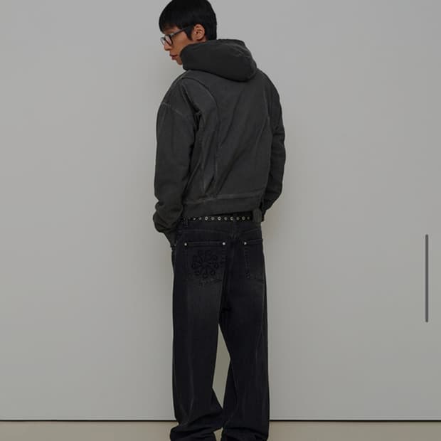 [3] 9999아카이브 Linking wide denim pants