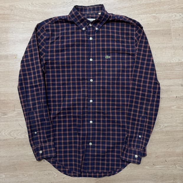 라코스테 체크셔츠 남방 