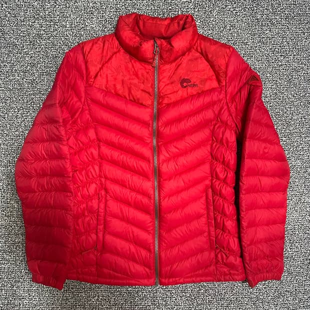(90) 네파 빨간색 여성 경량패딩 점퍼
