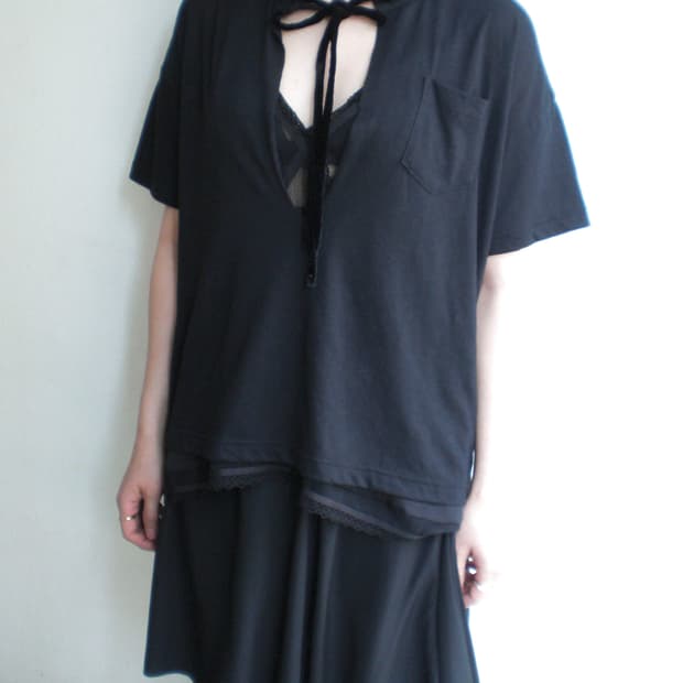 Sacai lace layered top set