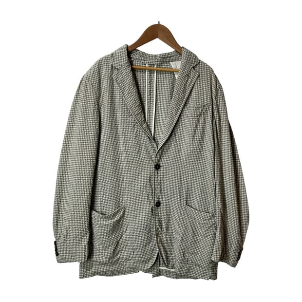 [Ermenegildo Zegna] 에르메네질도 제냐 깅엄 체크 자켓