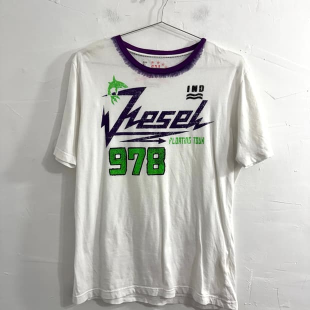 diesel y2k printing top