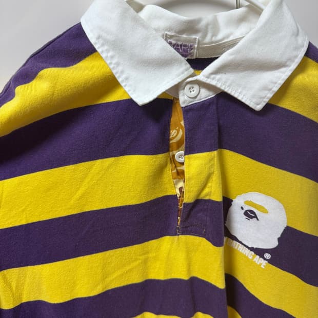 베이프 Bape 빈티지 카라 롱슬리브