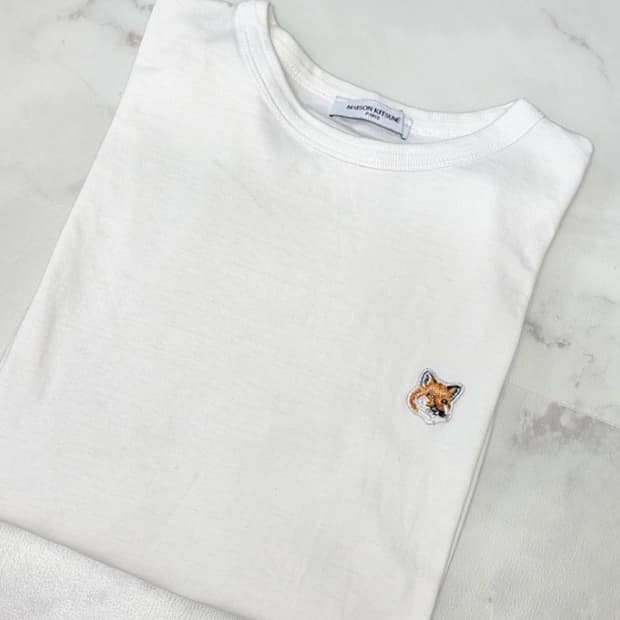 메종키츠네 아미 폭스 티셔츠 긴팔 95