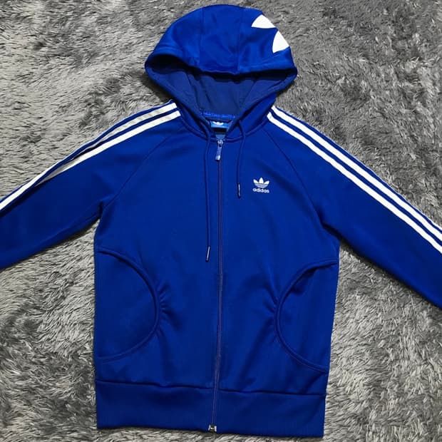 [[여성 S] 아디다스(ADIDAS) 트레포일 후드 집업#464