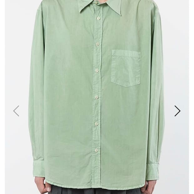 이얼즈어고/ 트레디셔널 다이드 포이카 셔츠/ 3 