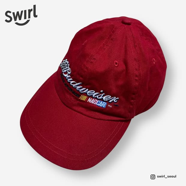 🌊Budweiser Nascar ball cap