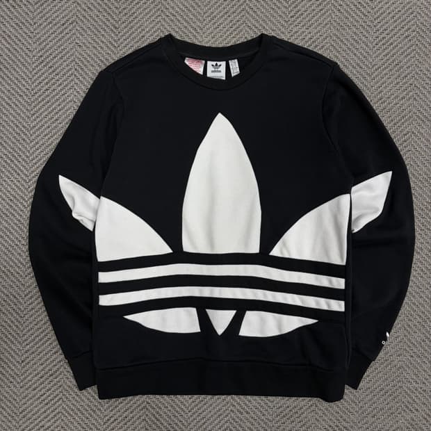 아디다스 빅로고 맨투맨 v1199