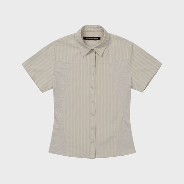 Half Sleeve Hiking Shirt 반팔 셔츠 아이보리