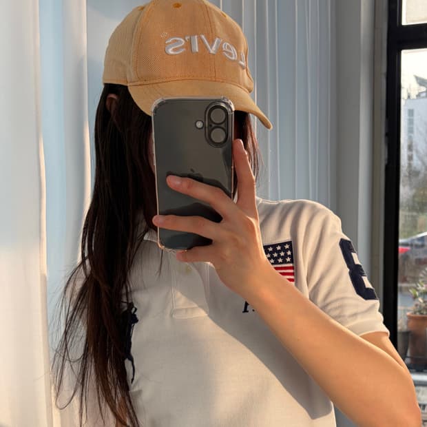 리바이스 Levi's 스펠아웃 볼캡 모자