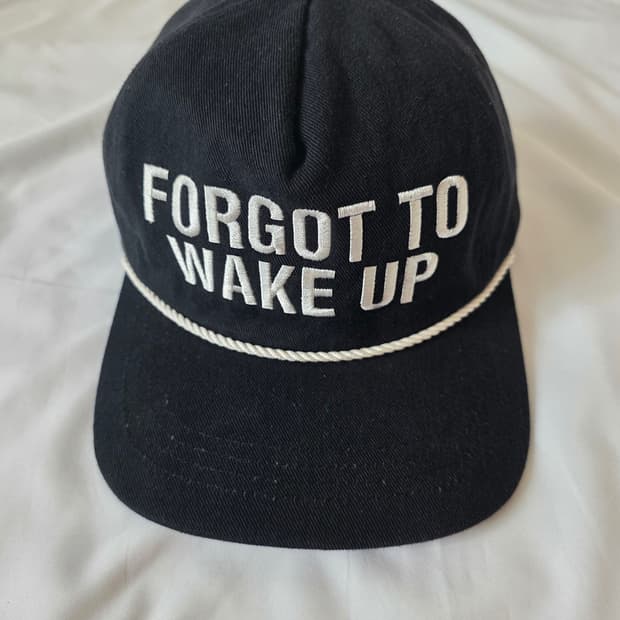 오와이(OY) WAKELESS ROPE CAP - BLACK