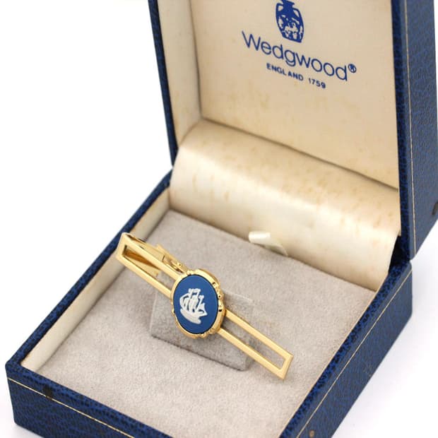 웨지우드 A등급 5.9cm 도자기 명품 넥타이핀 제스퍼