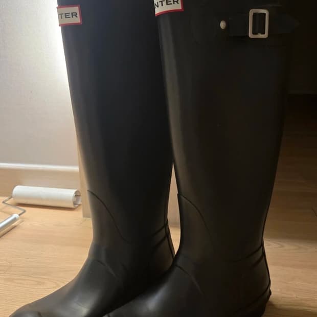  헌터 오리지널 톨 레인부츠 블랙 UK4