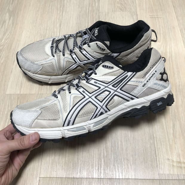 (290) 아식스 ASICS 젤 카하나 8 카키 트레일 러닝화 290