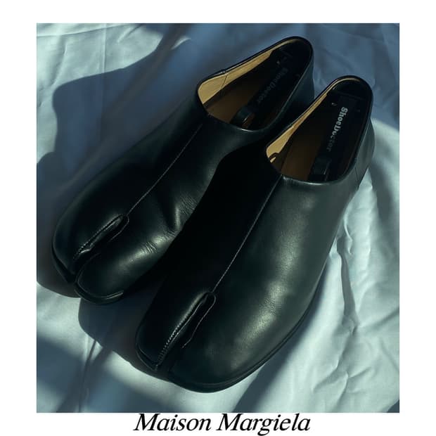 마르지엘라 레더 타비 로퍼 바부슈 슬립온 스니커즈 더비 아카이브