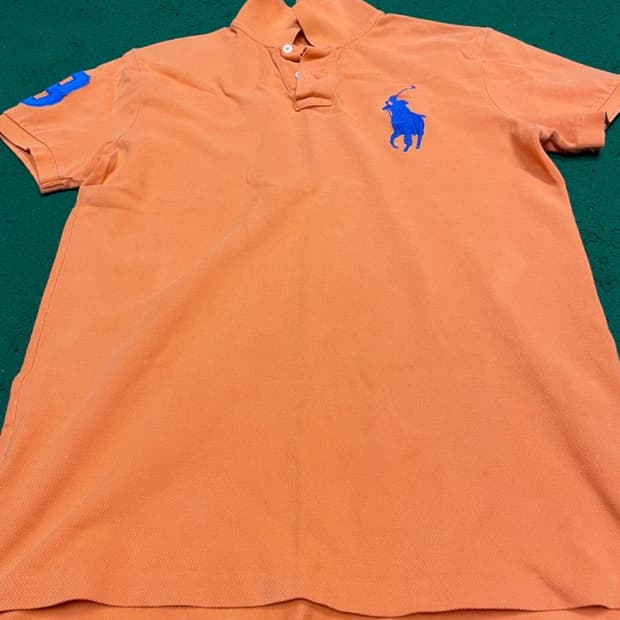 폴로 랄프로렌 반팔 카라티 (사이즈 M)
