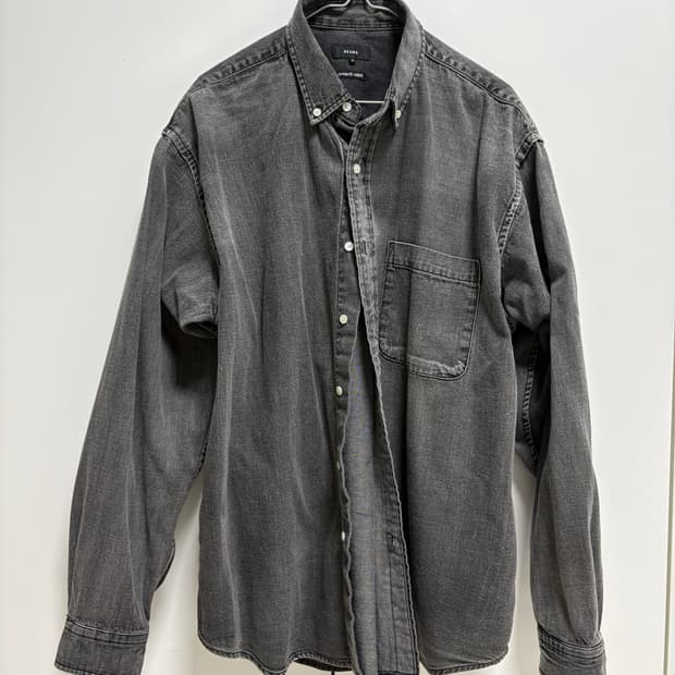 빔즈 데님 버튼 다운 셔츠