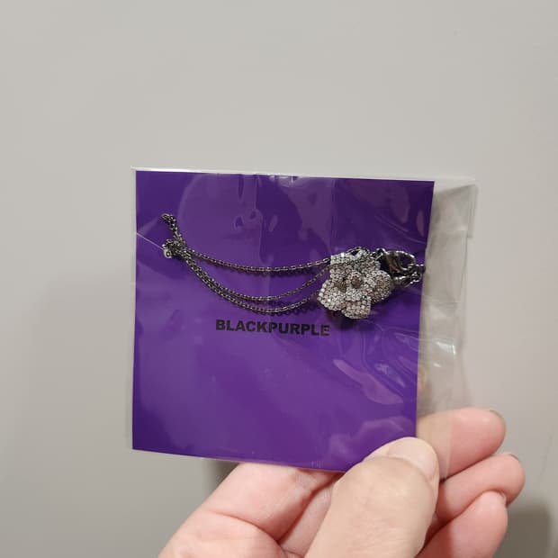 새)로즈어 큐빅 목걸이