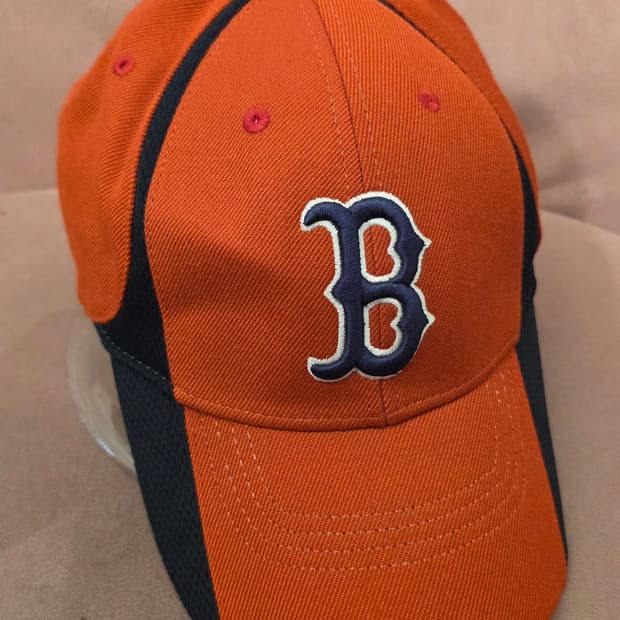 나이키 MLB 보스턴 레드삭스 볼캡 / 오렌지 팀캡