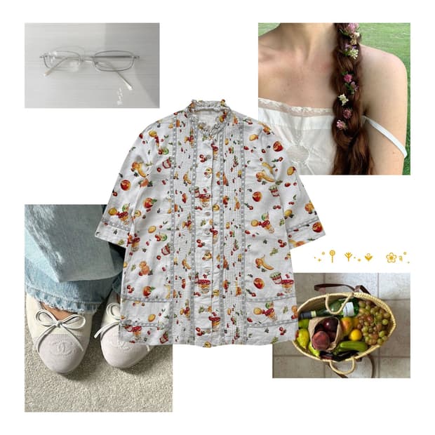 🧺🍒 fruit basket dress