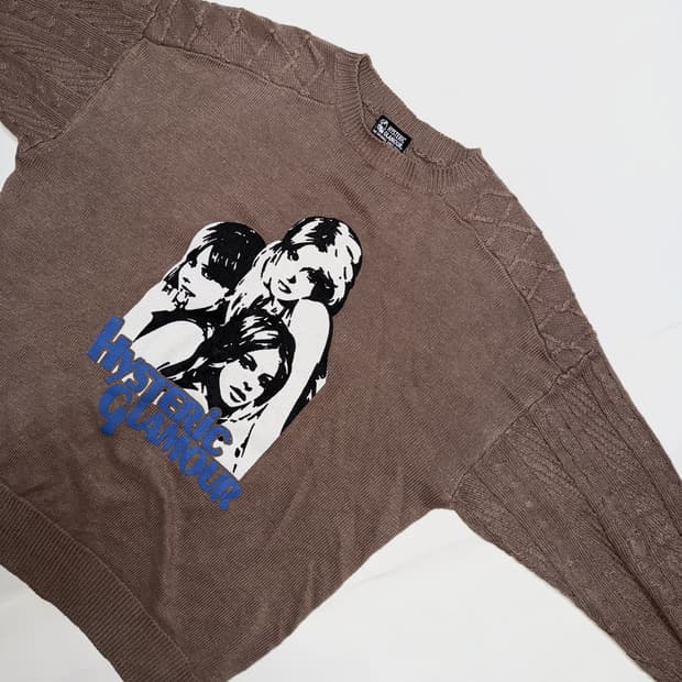 히스테릭 글래머 린넨 니트 