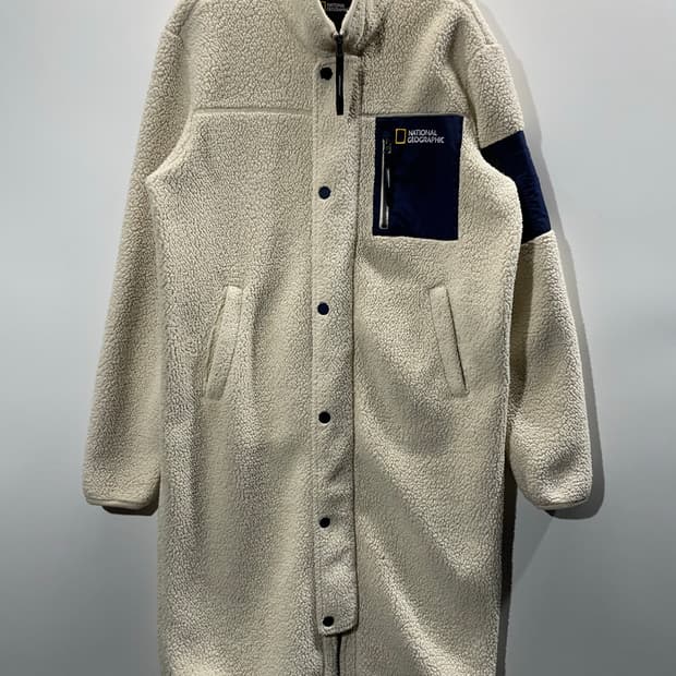 내셔널지오그래픽 뽀글이 롱 플리스