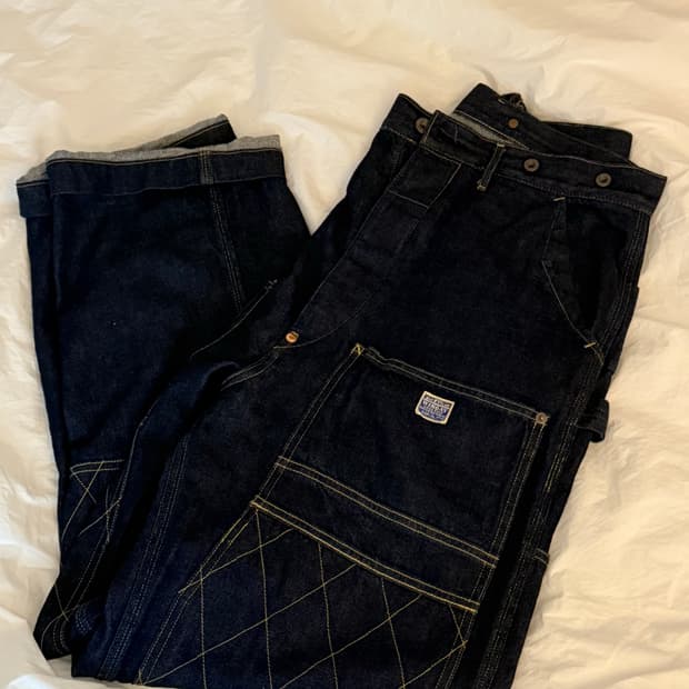 캐피탈 럼버팬츠 인디고 4사이즈