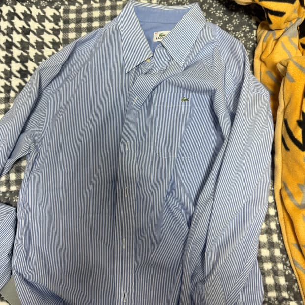 라코스테 스트라이프 셔츠 L