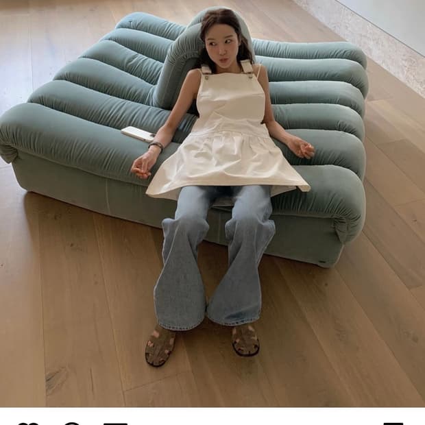 스무스무드 오버롤 드레스 원피스