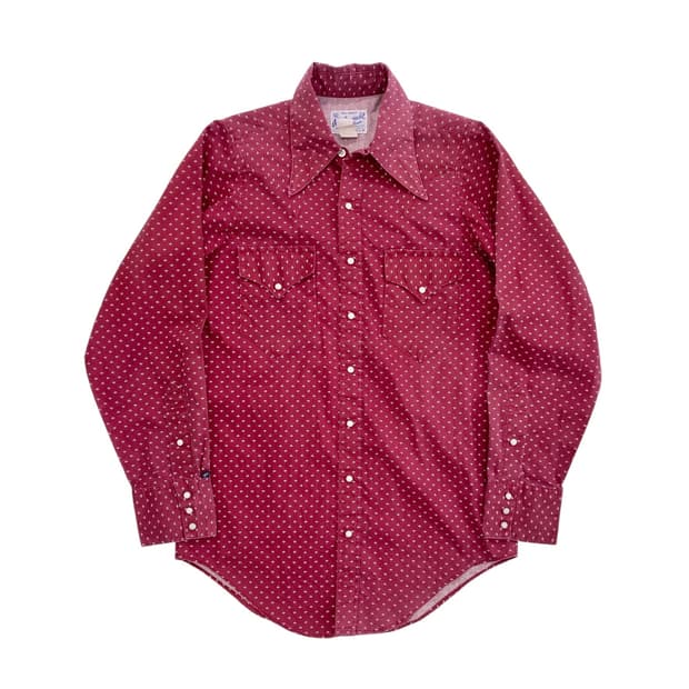 70‘s 락마운트 렌치웨어 웨스턴 셔츠