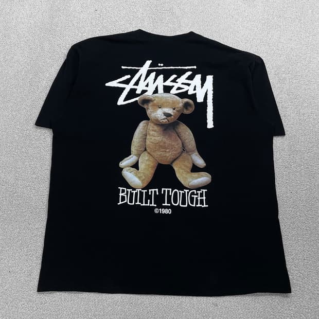 스투시 Stussy 빌트 터프 반팔티 블랙