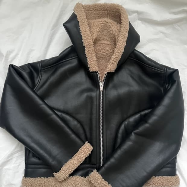 도프셉 후드 무스탕