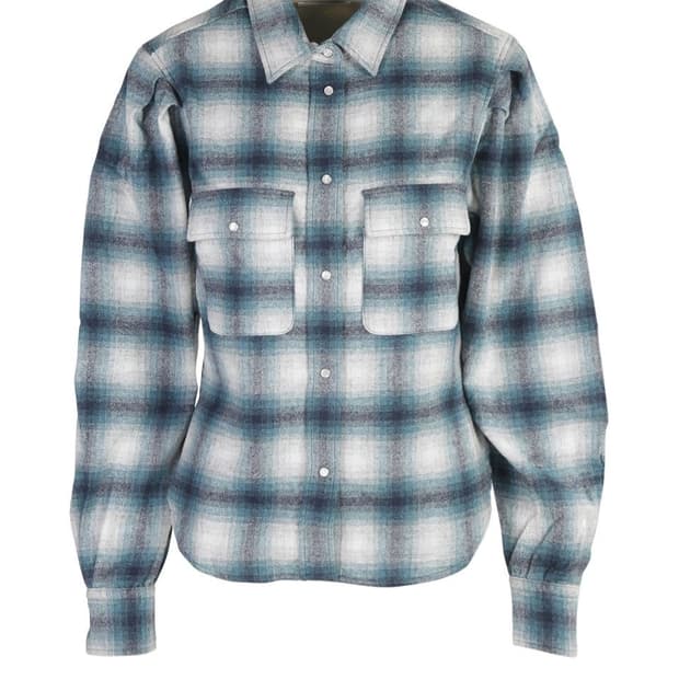 체크 울셔츠 Etoile Reosi Check Shirts Green