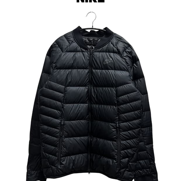 나이키 덕다운 경량 블루종 패딩 자켓 블랙