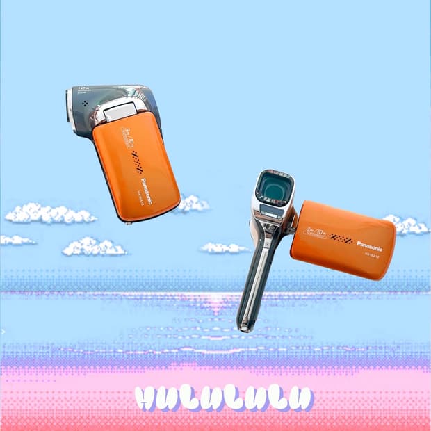 파나소닉 HX-WA10 뉴진스 버블검 캠코더