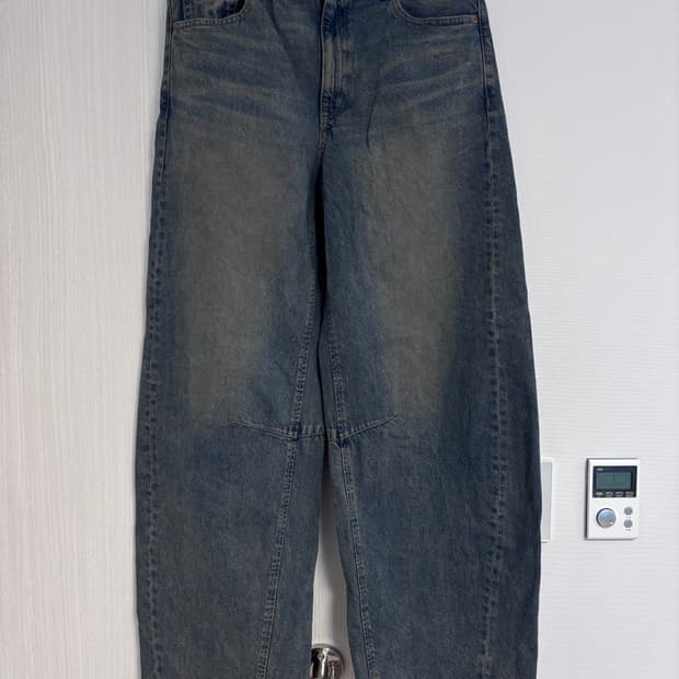 29 자라 ZARA 워싱 벨벳 데님 팬츠