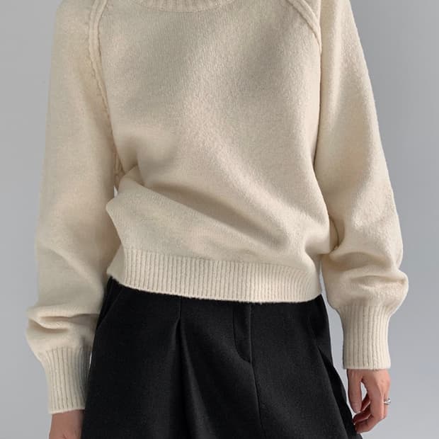 매니크 아이보리 니트