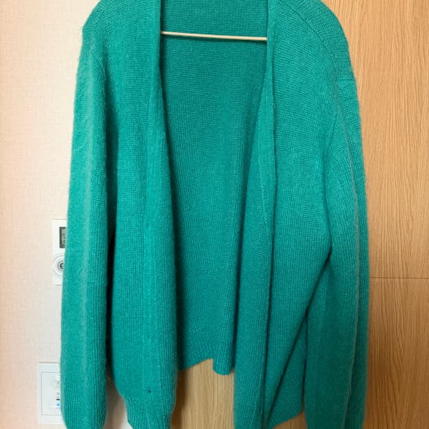 언유즈드 모헤어 가디건