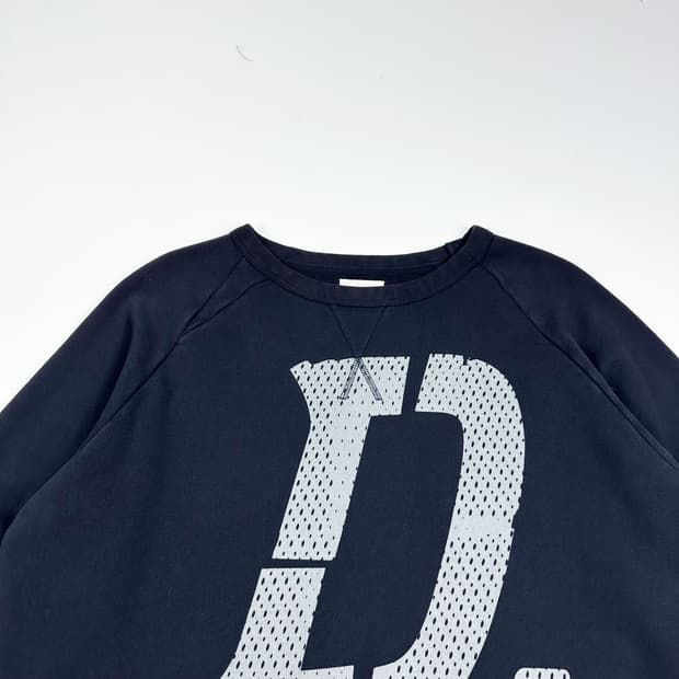 디젤 D로고 블랙 크루넥 맨투맨 (XL)