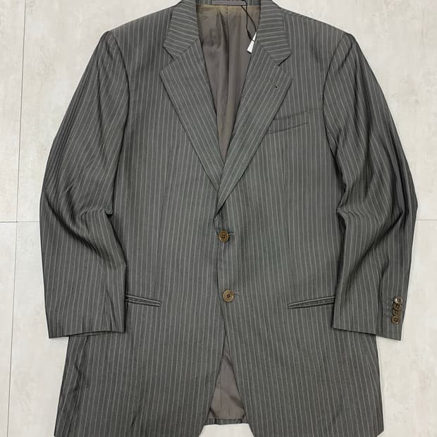 아르마니 그레이 스트라이프 블레이저 #326