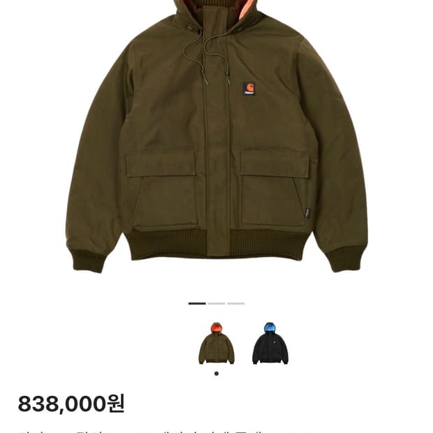 팔라스 칼하트 WIP 레인저 자켓 플랜트 - 24FW