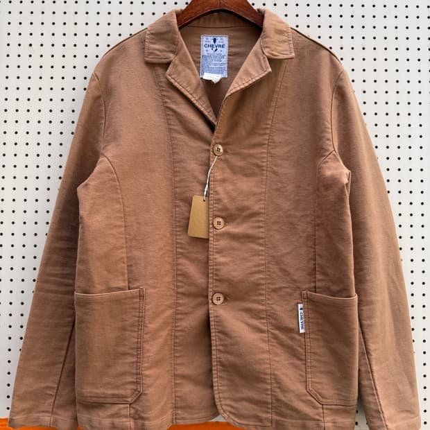 CHEVRE BROWN MOLESKIN 브라운 몰스킨 프렌치 워크자켓